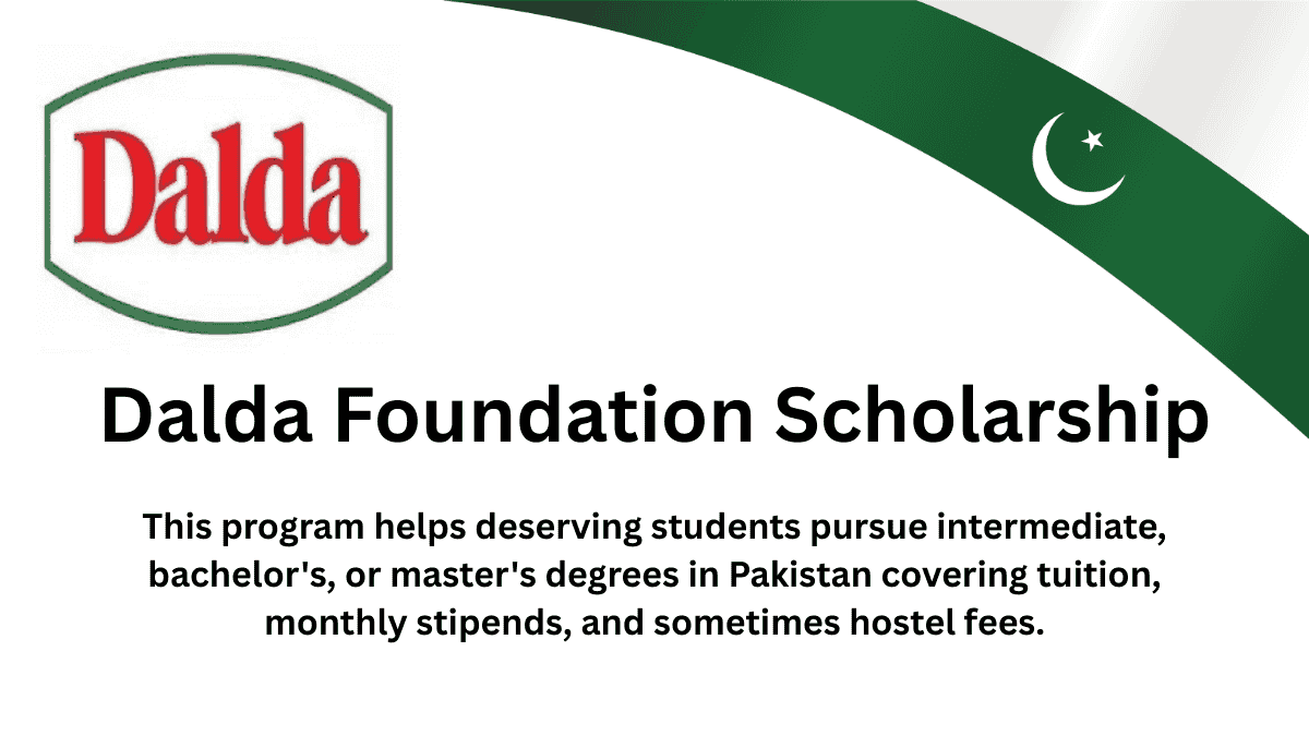 Dalda Foundation Scholarship