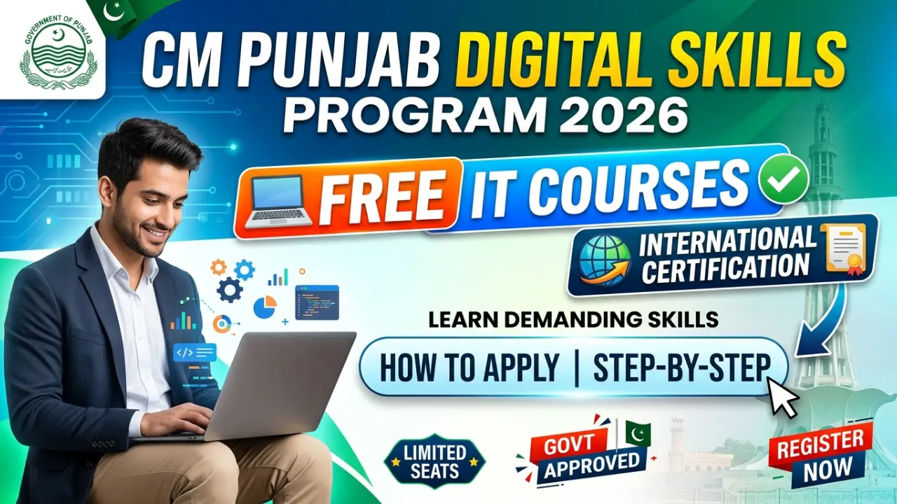 CM Punjab Digital Skills Program