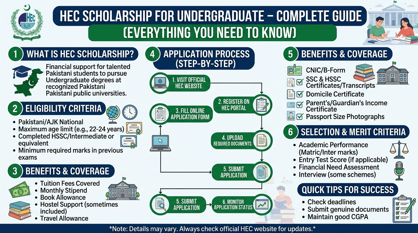 HEC Scholarship for Undergraduate