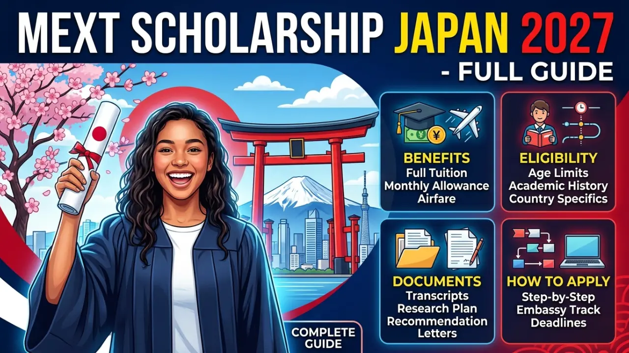 MEXT Scholarship Japan 2027