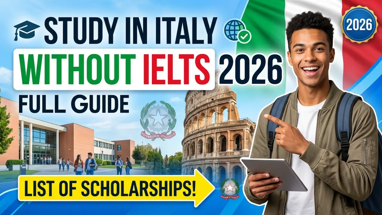 Study in Italy Without IELTS